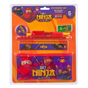 Ninja pennfodral med 6 delar