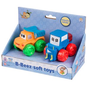 B-Beez gaffeltruck och lastbil