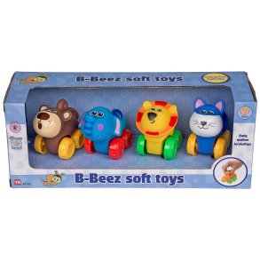 B Beez - 4 sm djur p hjul