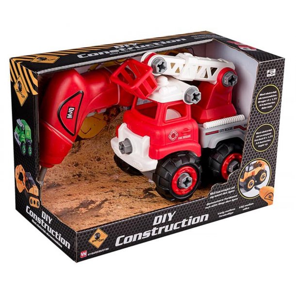 Konstruktion tar isr brandbil