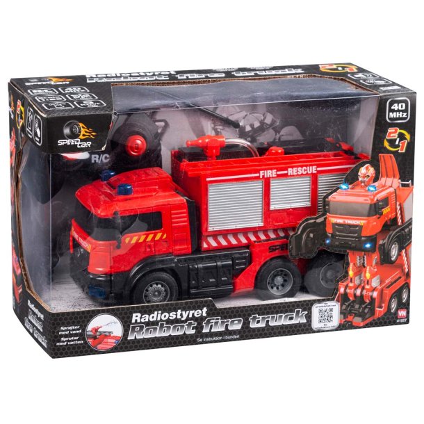 Speedcar fjernstyret brandbil / robot