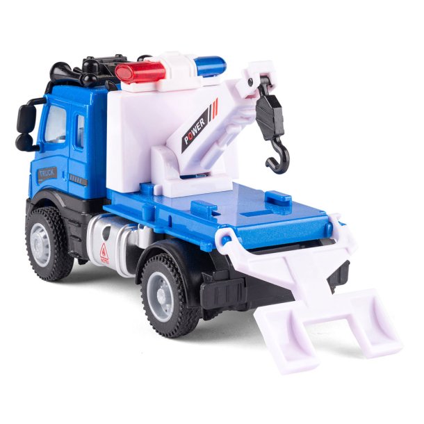 Kranbil med krog og pull back