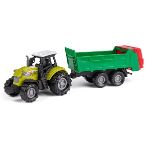 Bull traktor med gyllevogn