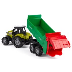 Bull traktor med gyllevogn