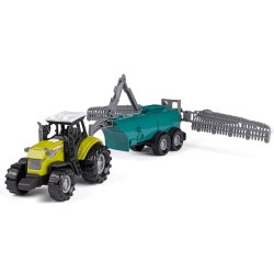 Bull traktor med sprjtevogn