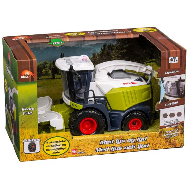 Bull finsnitter med lyd og lys