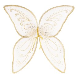 4-Girlz guld englevinger samt tryllestav