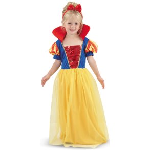 Snehvide kjole - 104 cm