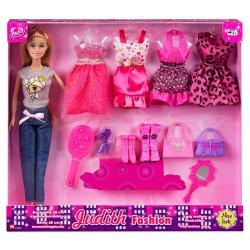 Judith Fashion med 4 kjoler og tilbehr