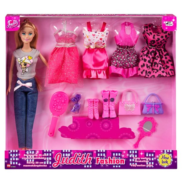 Judith Fashion med 4 kjoler og tilbehr