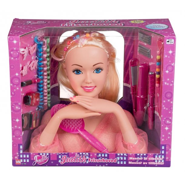 Judith sminkehoved m. tilbehr