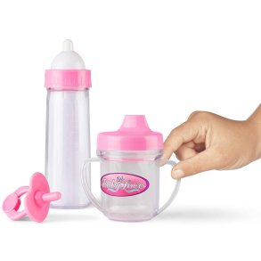 Sutteflaskest til dukker