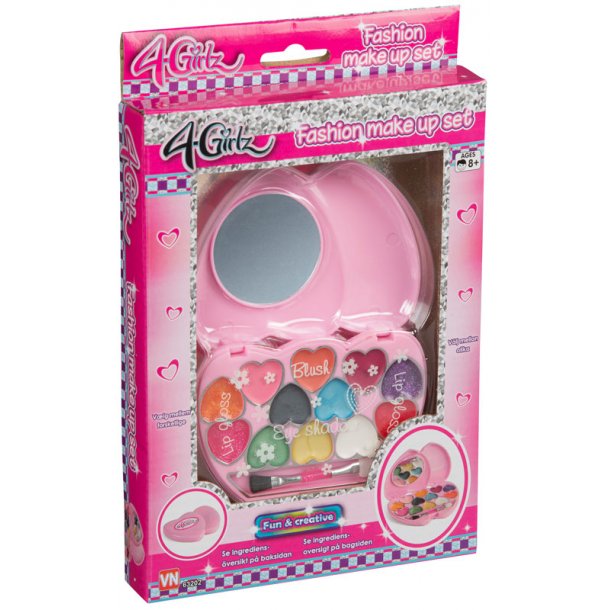 4 girlz Make-up st med hjerteforme