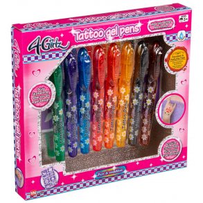 4-Girlz tatto Gelpenne 8 stk.
