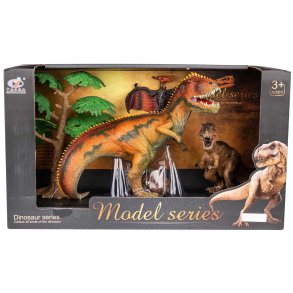 Dinosaur model series - T-Rex med unge