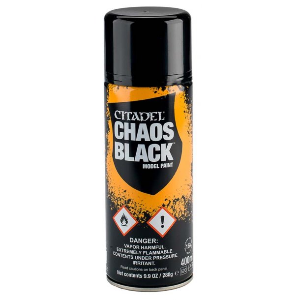  Warhammer Chaos Black Spraymaling 400 ml